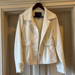 Angel Cream Pea Coat for Women